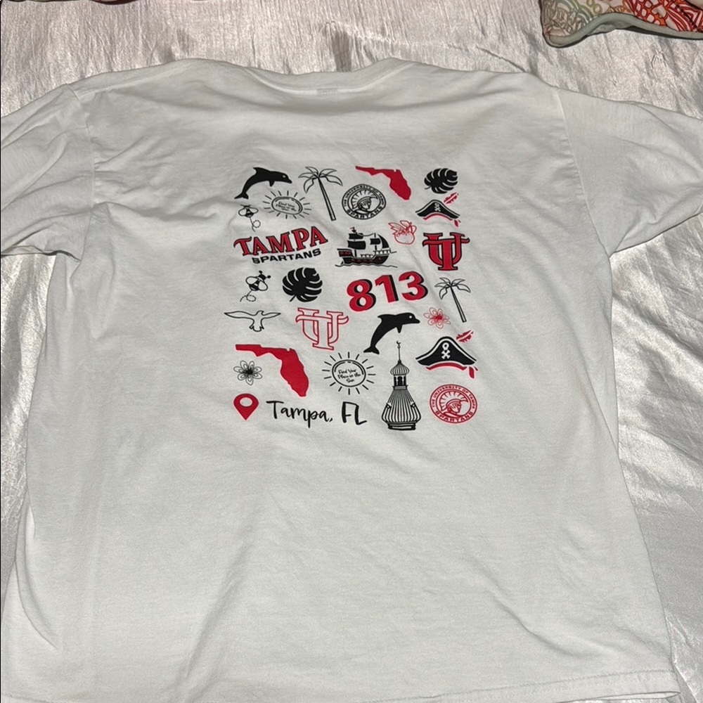 UTampa White Graphic Tee